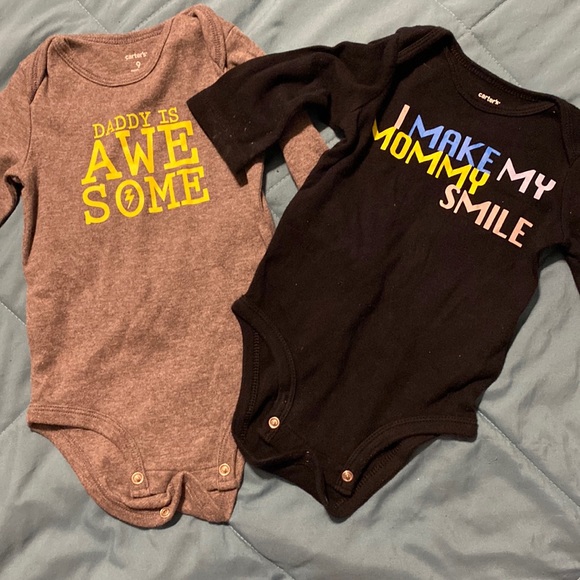 Mommy and Daddy Baby Long sleeve onesie - Picture 1 of 8
